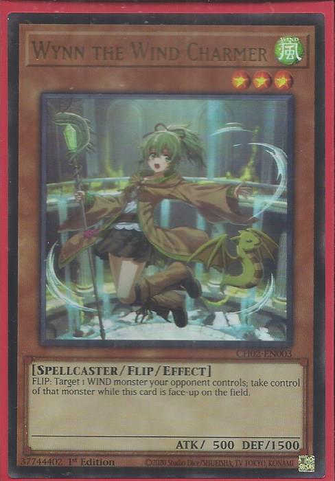 CH02-EN003 Wynn The Wind Charmer – Ultra Rare (USA Print)