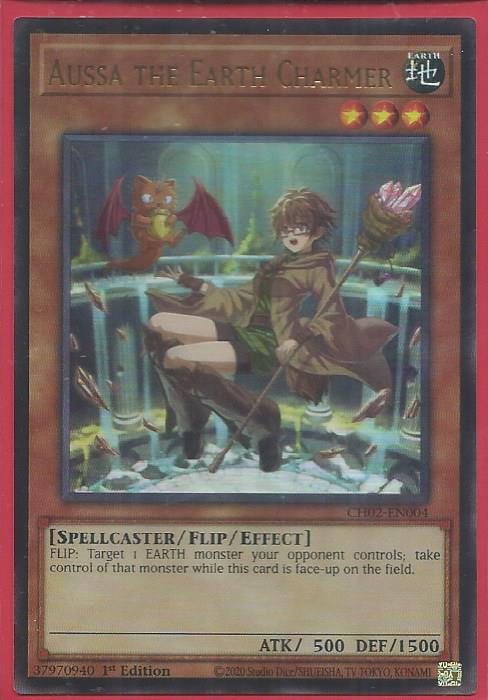 CH02-EN004 Aussa The Earth Charmer – Ultra Rare (USA Print)