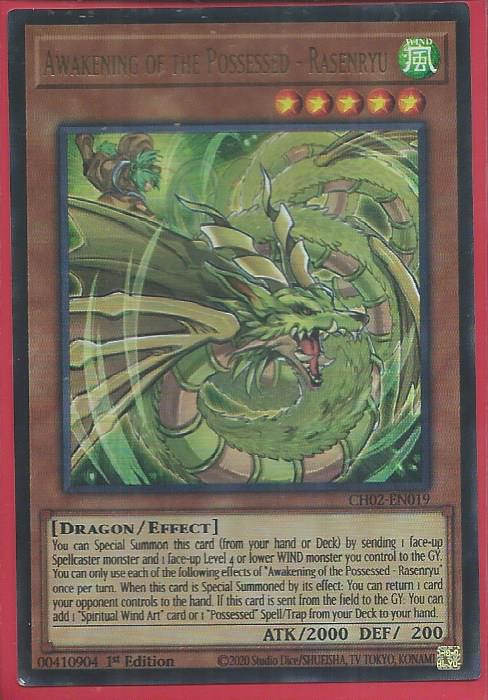 CH02-EN019 Awakening of the Possessed – Rasenryu – Ultra Rare (USA Print)