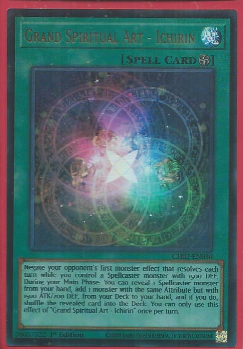 CH02-EN030 Grand Spiritual Art – Ichirin – Ultra Rare (USA Print)