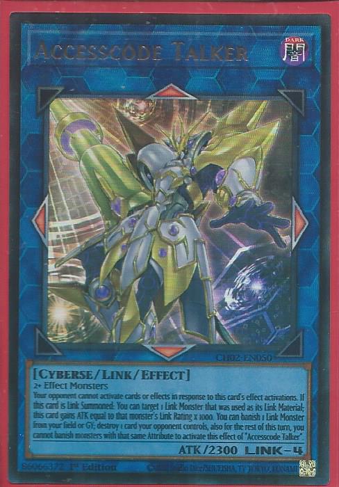 CH02-EN050 Accesscode Talker – Ultra Rare (USA Print)