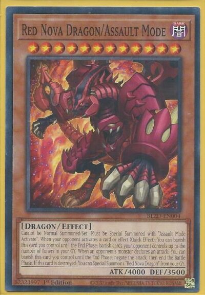 BLZD-EN004 Red Nova Dragon/Assault Mode – Common