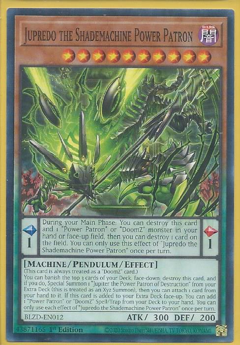 BLZD-EN012 Jupredo the Shademachine Power Patron – Common