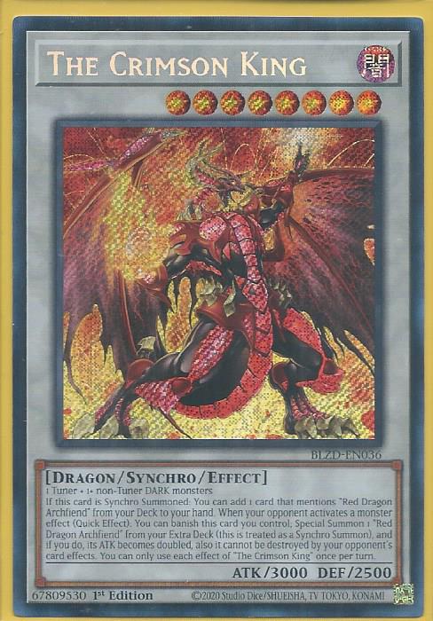 BLZD-EN036 The Crimson King – Secret Rare