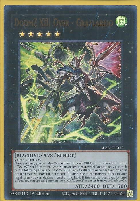 BLZD-EN045 DoomZ XIII Over – Graflareio – Ultra Rare