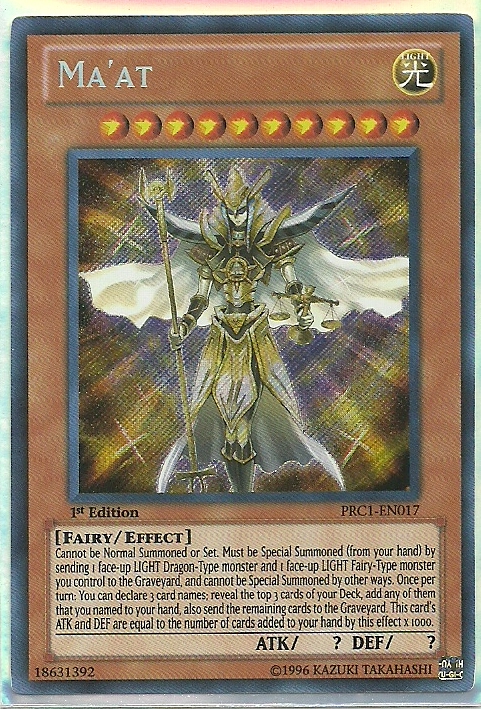 PRC1-EN017 Ma’at – Secret Rare