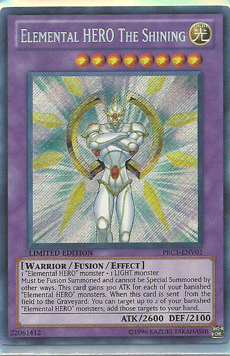 PRC1-ENV01 Elemental HERO The Shining – Secret Rare