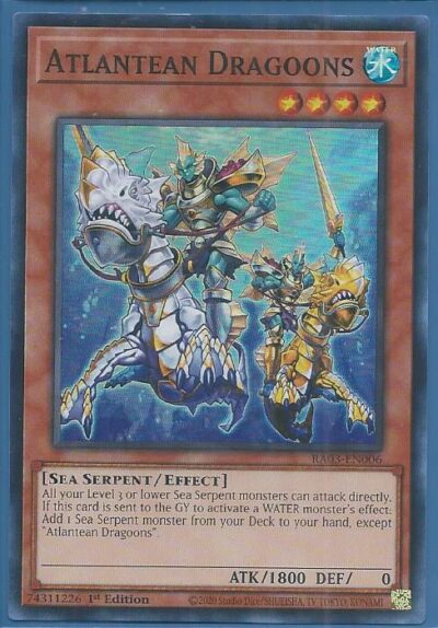 RA03-EN006 Atlantean Dragoons – Super Rare