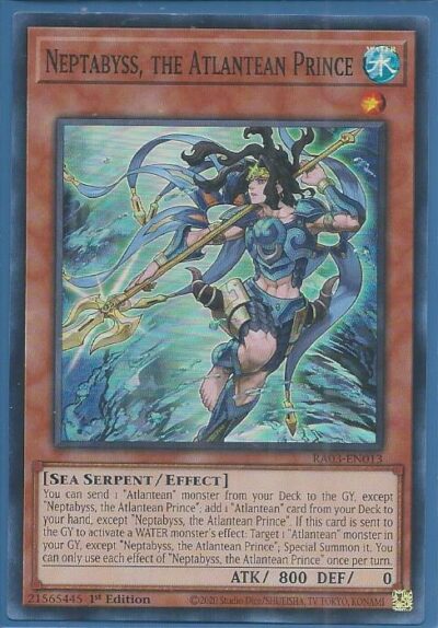 RA03-EN013 Neptabyss, the Atlantean Prince – Super Rare