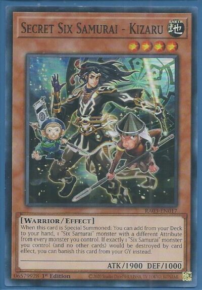 RA03-EN017 Secret Six Samurai – Kizaru – Super Rare