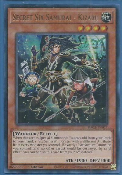 RA03-EN017U Secret Six Samurai – Kizaru – Ultra Rare