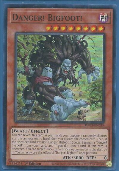 RA03-EN019 Danger Bigfoot – Super Rare