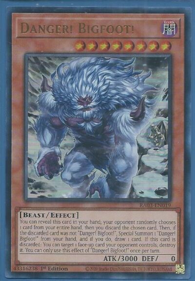 RA03-EN019AU Danger Bigfoot (Alternate Artwork) – Ultra Rare
