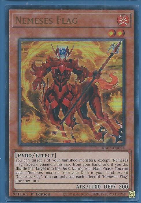 RA03-EN024U Nemeses Flag – Ultra Rare