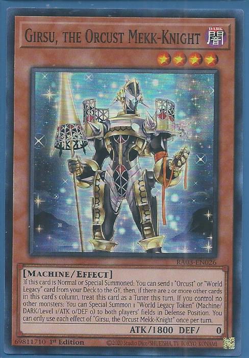 RA03-EN026 Girsu, the Orcrust Mekk-Knight – Super Rare