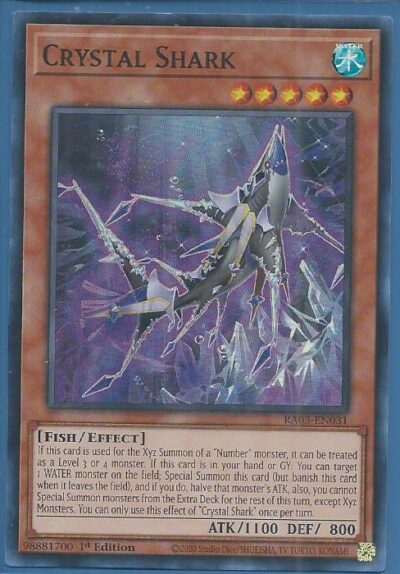 RA03-EN031 Crystal Shark – Super Rare