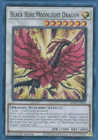 RA03-EN038 Black Rose Moonlight Dragon – Super Rare