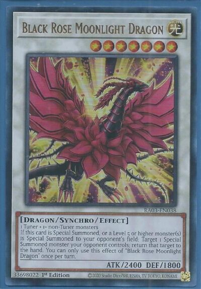 RA03-EN038U Black Rose Moonlight Dragon – Ultra Rare