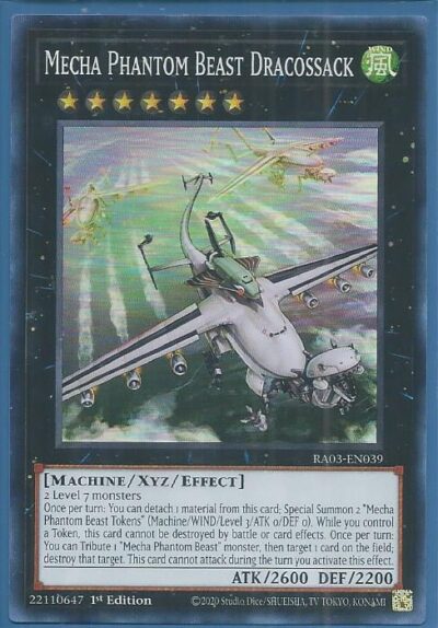 RA03-EN039 Mecha Phantom Beast Dracossack – Super Rare