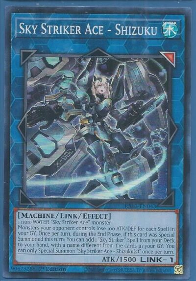 RA03-EN043 Sky Striker Ace – Shizuku – Super Rare
