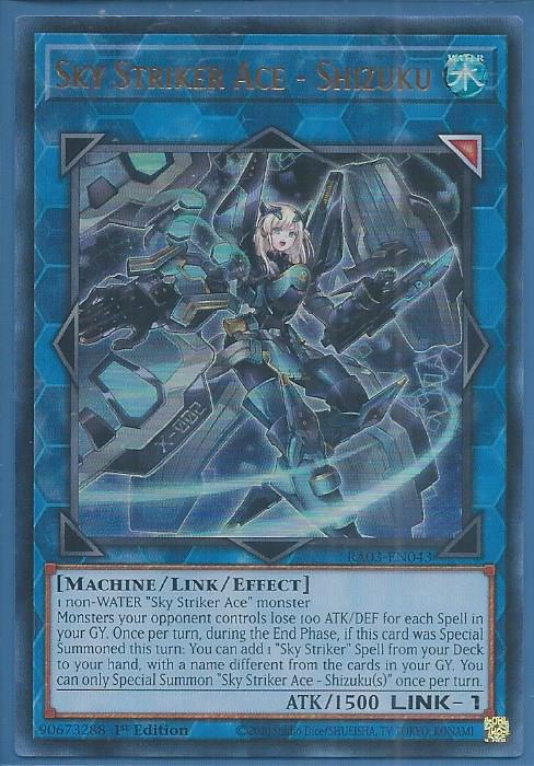 RA03-EN043U Sky Striker Ace – Shizuku – Ultra Rare