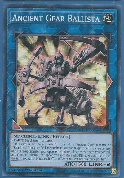 RA03-EN046 Ancient Gear Ballista – Super Rare