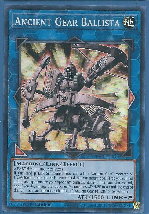 RA03-EN046 Ancient Gear Ballista – Super Rare