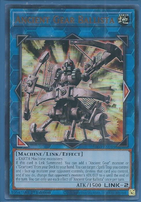 RA03-EN046U Ancient Gear Ballista – Ultra Rare