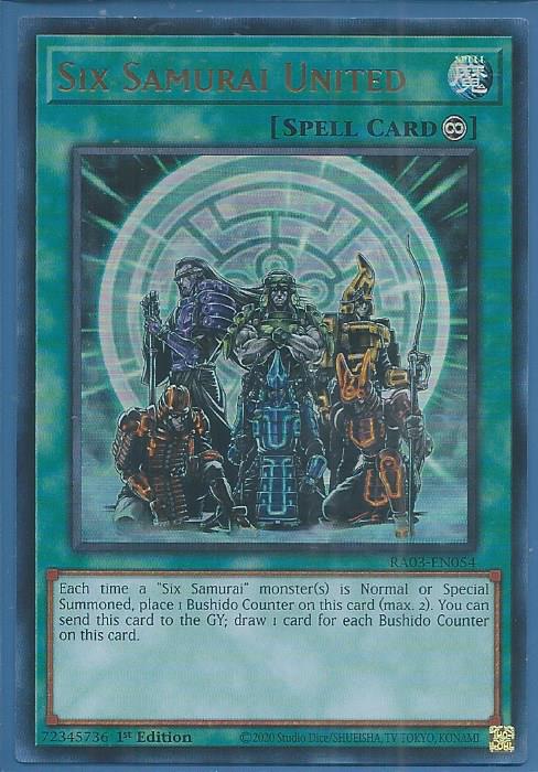 RA03-EN054U Six Samurai United – Ultra Rare