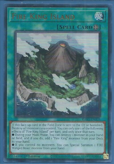 RA03-EN059U Fire King Island – Ultra Rare