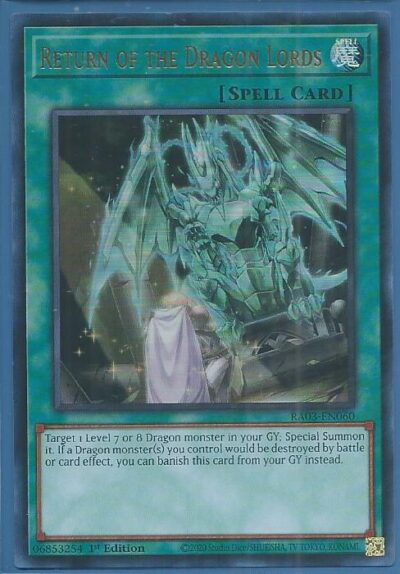 RA03-EN060U Return of the Dragonlords – Ultra Rare