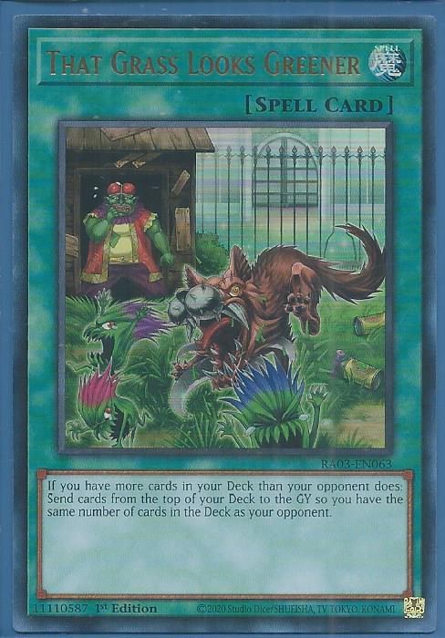RA03-EN063U That Grass Looks Greener – Ultra Rare