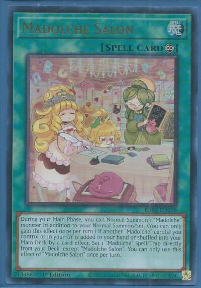 RA03-EN069U Madolche Salon – Ultra Rare