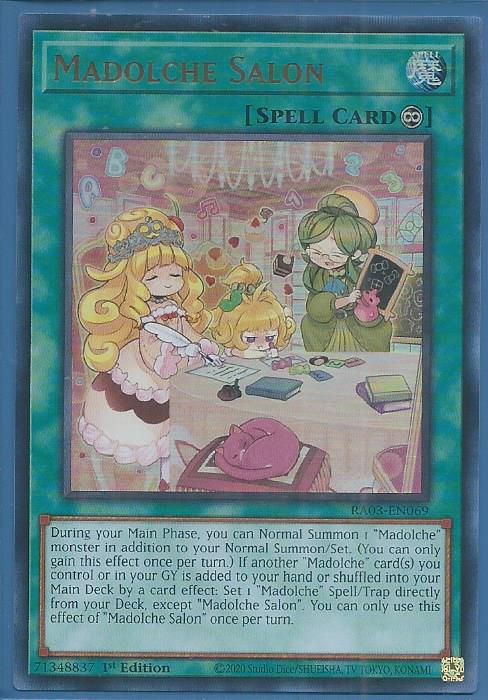RA03-EN069U Madolche Salon – Ultra Rare