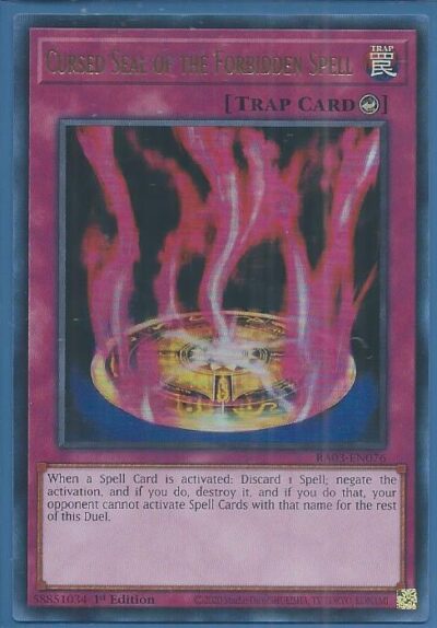 RA03-EN076U Cursed Seal of the Forbidden Spell – Ultra Rare