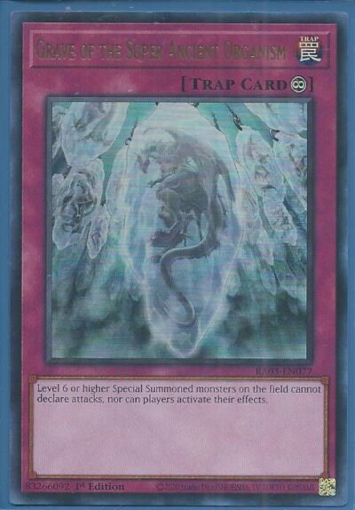 RA03-EN077U Grave of the Super Ancient Organism – Ultra Rare